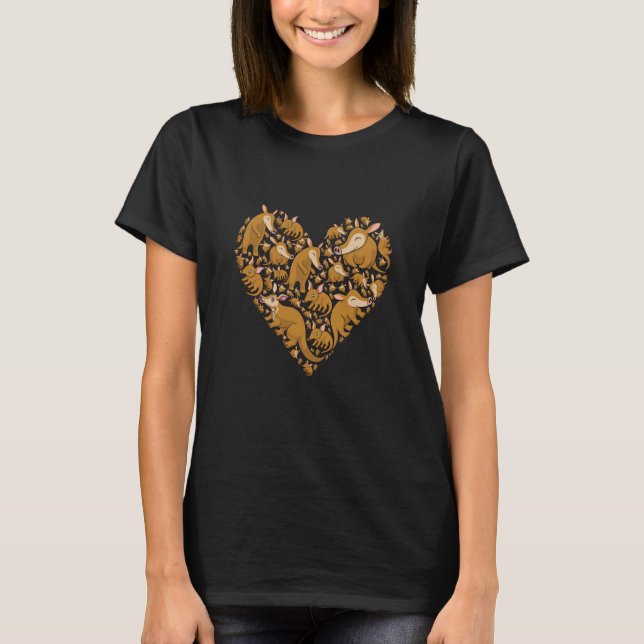 Camiseta Aardvarks Heart As Aardvark (Anverso)