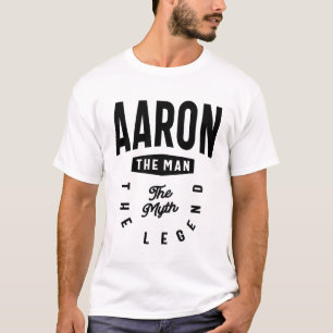 Camiseta Aaron El Hombre El Mito El Nombre De La Leyenda Aa
