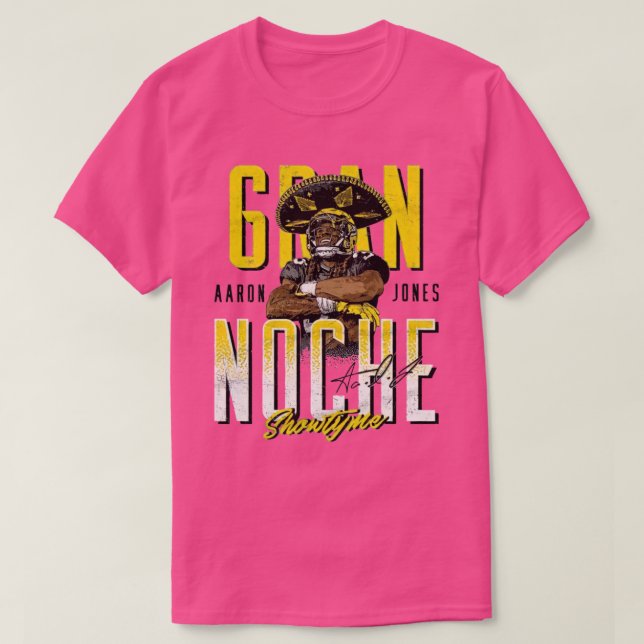 Camiseta Aaron Jones Gran Noche (Diseño del anverso)
