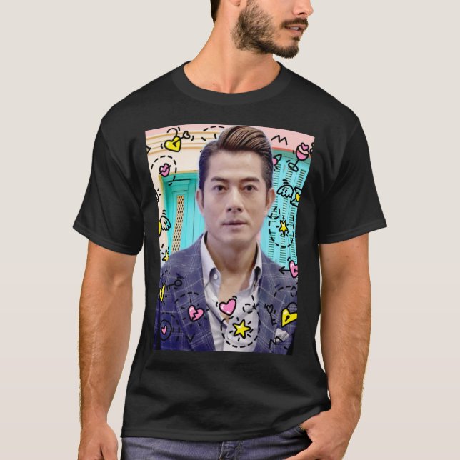 Camiseta Aaron Kwok disturbed by stickers of love2296png229 (Anverso)