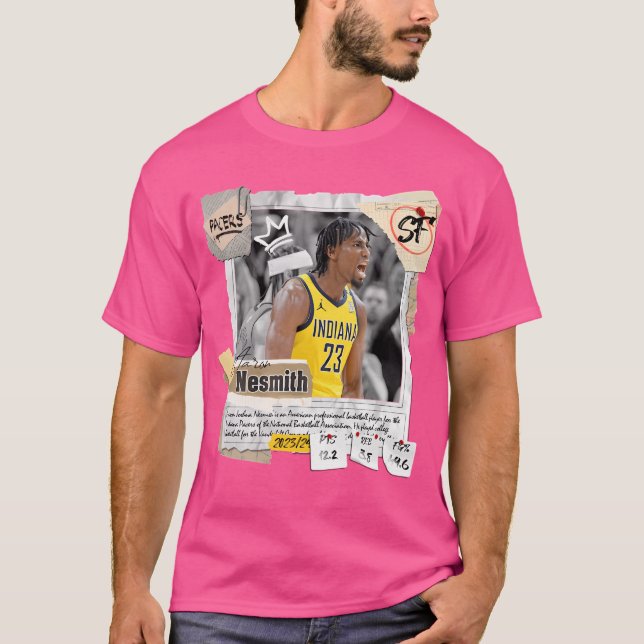 Camiseta Aaron Nesmith Basketball Art Pacers 3 (Anverso)