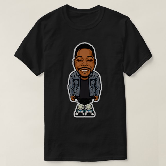 Camiseta Aaron Spears Drummer Kawaii Chibi Design Premium (Diseño del anverso)