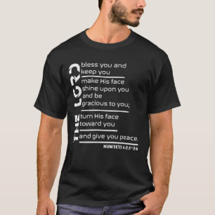 Camiseta Aaronic Blessing Numbers 6 Modern Edgy