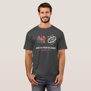 Camiseta AAS+Marzo para la ciencia; Brezo del carbón de