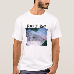 Camiseta aas, rollo de N de la roca