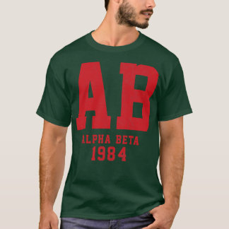 Camiseta AB Alpha Beta 1984 fraternidad vintage Venganza de