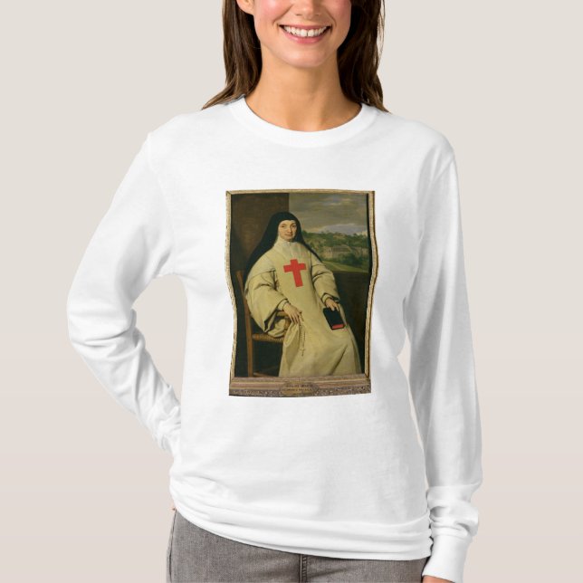 Camiseta Abadesa de Angelique Arnauld de la madre (Anverso)