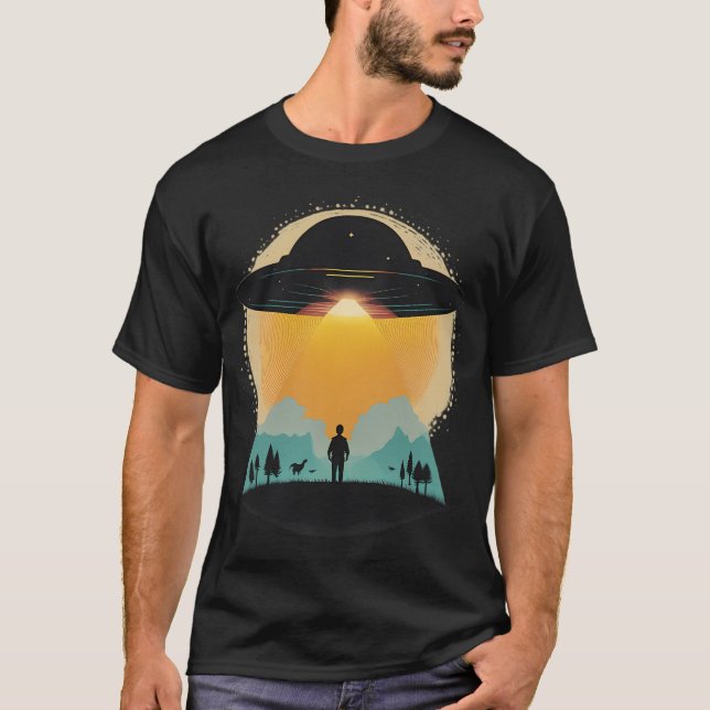 Camiseta Abadía de las Montañas Ufo (Anverso)