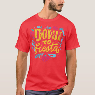 Camiseta Abajo a colores vibrantes divertidos DTF