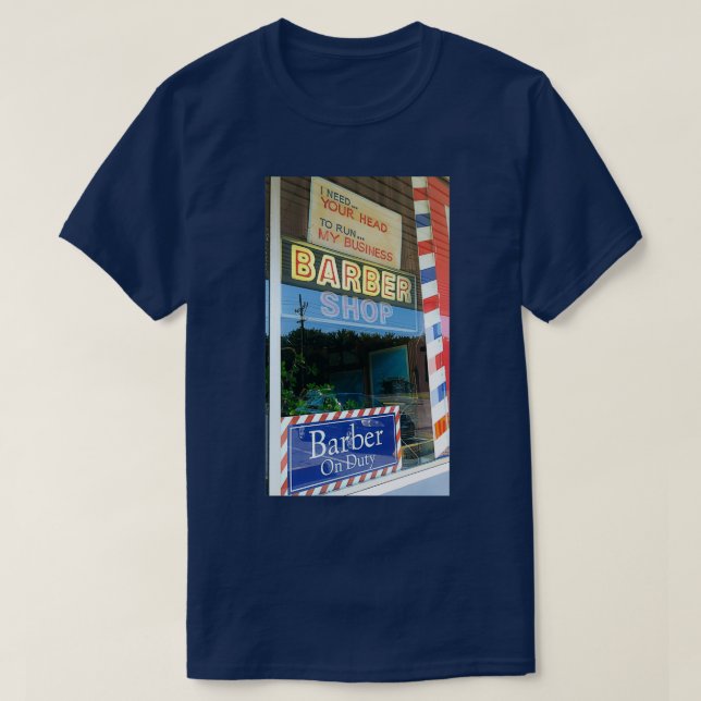 Camiseta Abajo a la Barbería (Diseño del anverso)