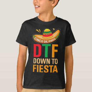Camiseta Abajo a la fiesta México Mexicano Cinco De Mayo Ta