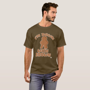 Camiseta Abajo con la elección de pieza de juego divertida 
