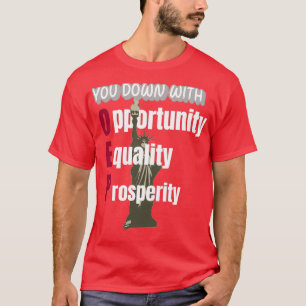 Camiseta Abajo con la OEP