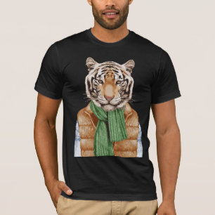 Camiseta Abajo tigre del chaleco