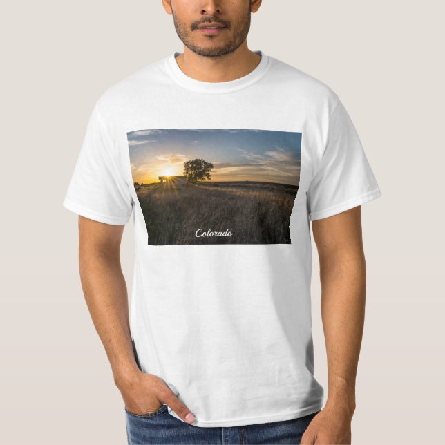 Camiseta Abandonada Shed Colorado Sunset (Anverso)