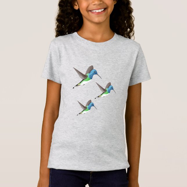 Camiseta Abandonar a Jacobin Hummingbird - transparente. (Anverso)