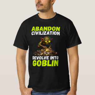 Camiseta Abandonar la Civilización y Convertirse en Duende 