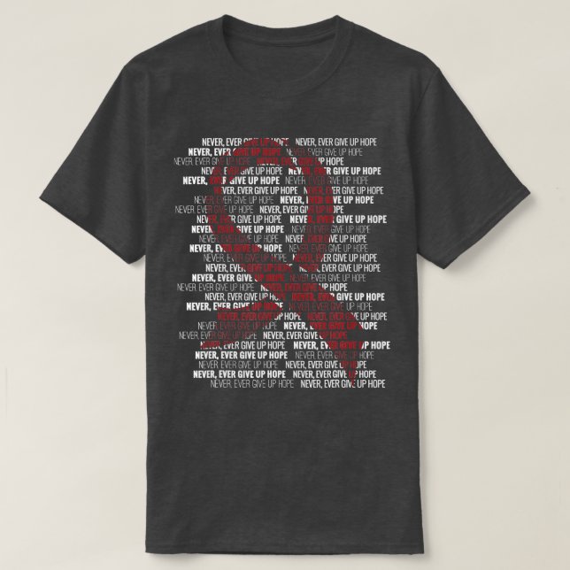 Camiseta Abandonar la toma de conciencia sobre el cáncer de (Diseño del anverso)