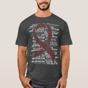 Camiseta Abandonar la toma de conciencia sobre el cáncer de