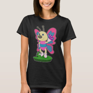 Camiseta Abanico de mano de mariposa