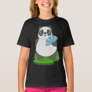 Camiseta Abanico de mano de panda