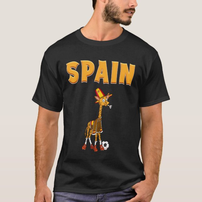 Camiseta Abanico Español  España Jirafa (Anverso)