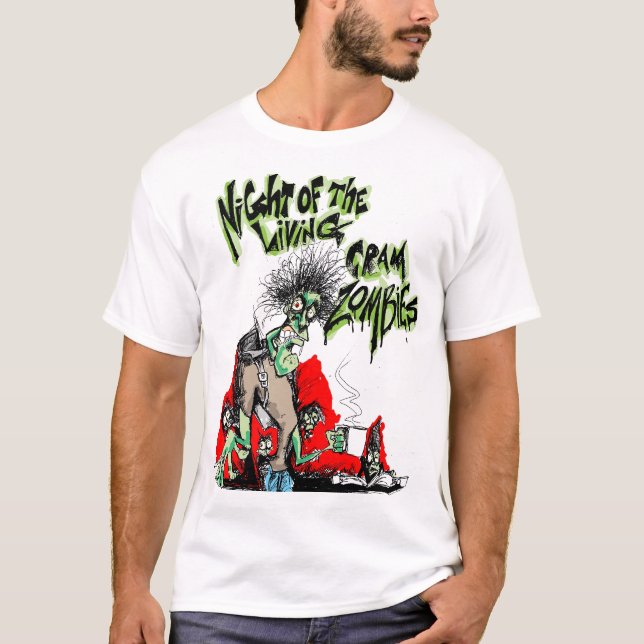Camiseta abarrote de la copia zombies2 (Anverso)