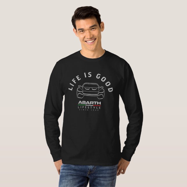 Camiseta Abarth Life es buena (Anverso completo)