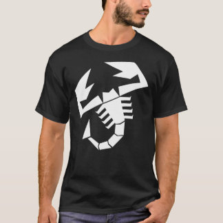 Camiseta Abarth scorpion logo blanco Classic T-Shirt