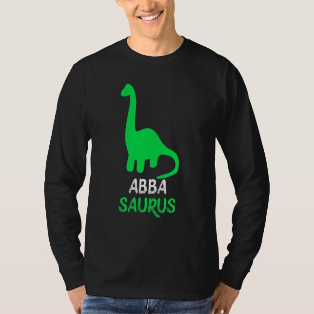 Camiseta Abba-Saurus Funny Dino Dinosaur AbbaSaurus (Anverso)