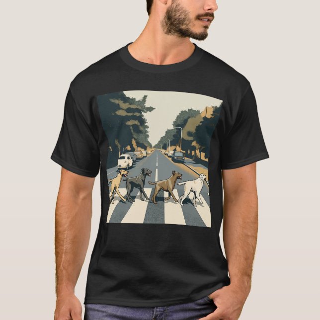 Camiseta Abbey Road Dog (Anverso)