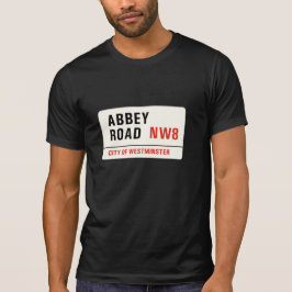 Camiseta Abbey Road, Rótulo de London Street