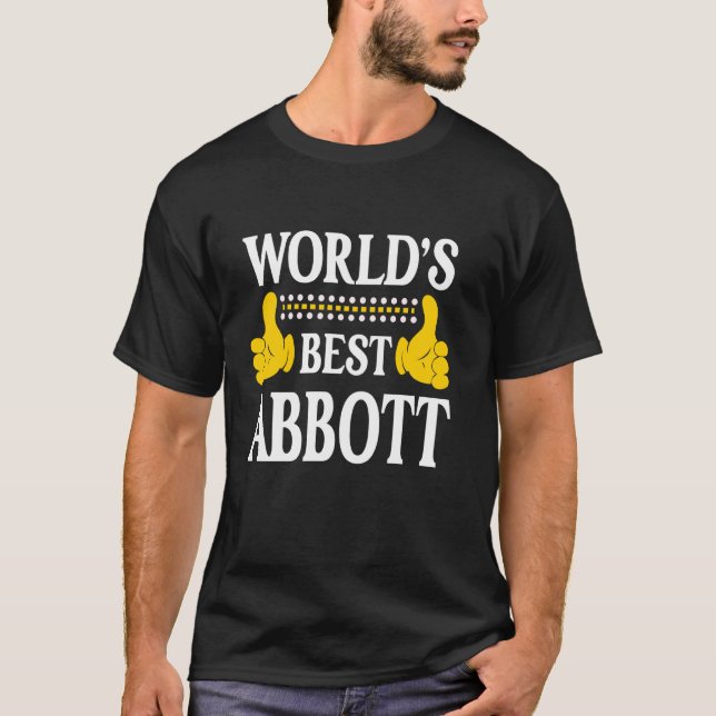 Camiseta Abbott Surname Team Apellido Mejor (Anverso)