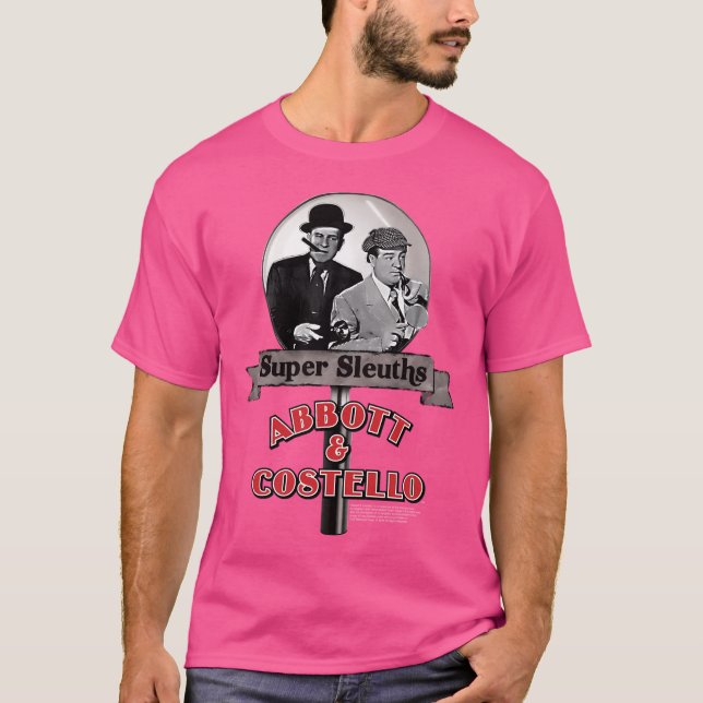 Camiseta Abbott Y Costello Super Sleuths (Anverso)