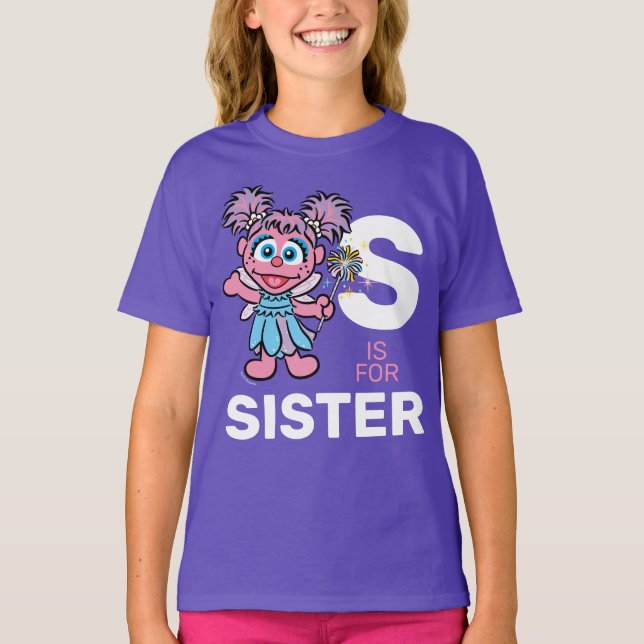 Camiseta Abby Cadabby | S es para Hermana (Anverso)