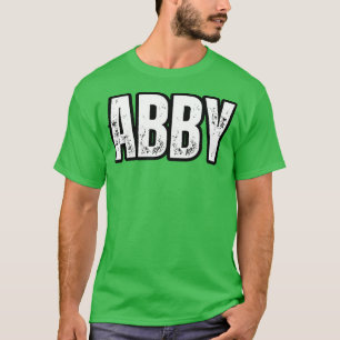 Camiseta Abby Name Gift Aniversario de la Fiesta de Cumplea