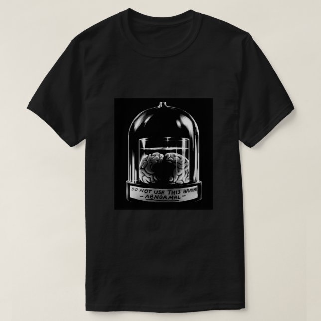 Camiseta Abby Normal Poster NEGRO (Diseño del anverso)