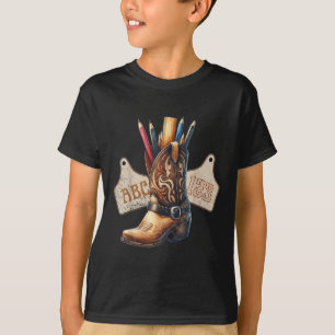 Camiseta Abc 123 Profesor Occidental Vida Vaquero Vaquera E