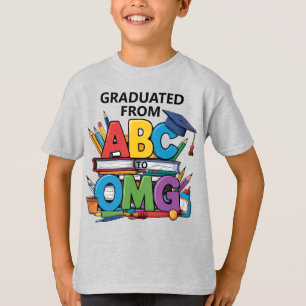 Camiseta ABC de graduación