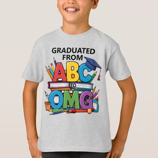 Camiseta ABC de graduación (Anverso)