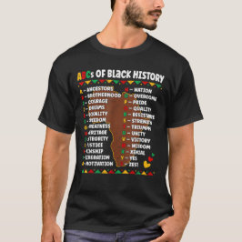Camiseta ABC de la historia negra