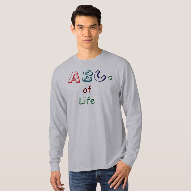 Camiseta ABC de la vida (Anverso completo)