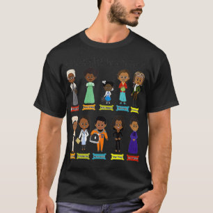 Camiseta ABC del mes de la historia negra Orgullo de las mu