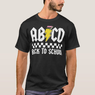 Camiseta ABCD de vuelta a la escuela RocknRoll