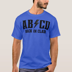 Camiseta ABCD de vuelta en clase 3