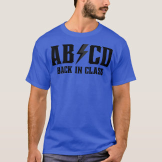 Camiseta ABCD de vuelta en clase 3