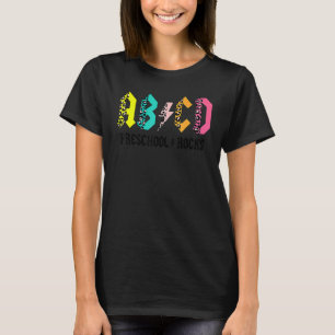 Camiseta Abcd Preescolar Rocks De Vuelta A La Escuela Maest