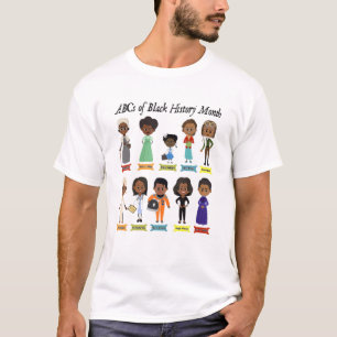 Camiseta Abcs Del Mes De La Historia Negra Orgullo Mujeres