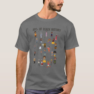 Camiseta Abcs Del Mes De La Historia Negra Orgullo Mujeres