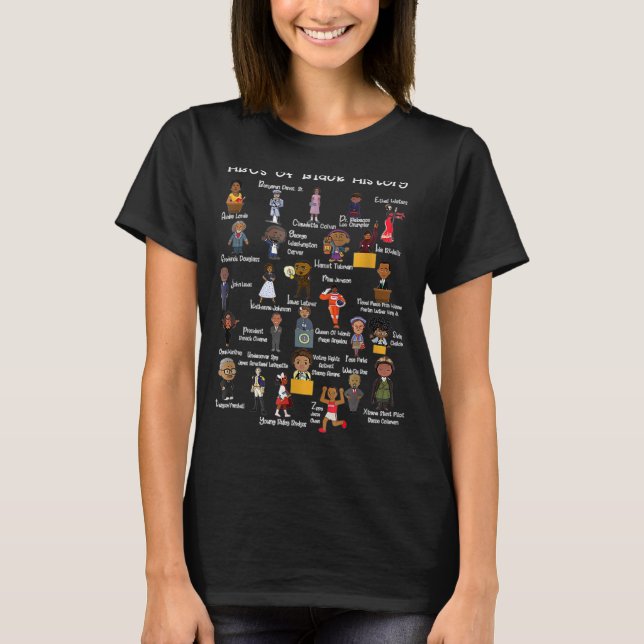 Camiseta ABCs del mes de la historia negra original de Áfri (Anverso)